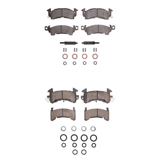 R1 Concepts® - Ceramic Front and Rear Brake Pad Set