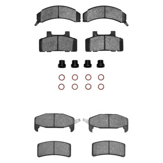 R1 Concepts® - Ceramic Front and Rear Brake Pad Set