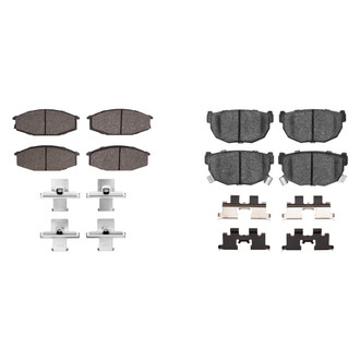R1 Concepts® - Ceramic Front and Rear Brake Pad Set