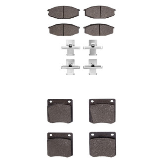 R1 Concepts® - Ceramic Front and Rear Brake Pad Set