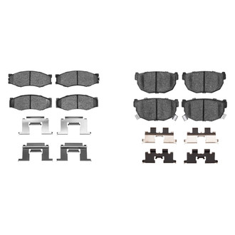 R1 Concepts® - Ceramic Front and Rear Brake Pad Set