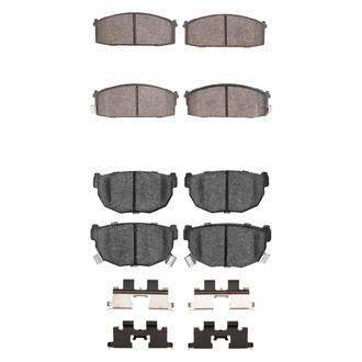 R1 Concepts® - Ceramic Front and Rear Brake Pad Set