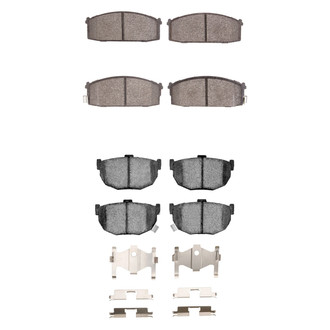 R1 Concepts® - Ceramic Front and Rear Brake Pad Set