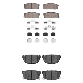 R1 Concepts® - Ceramic Front and Rear Brake Pad Set