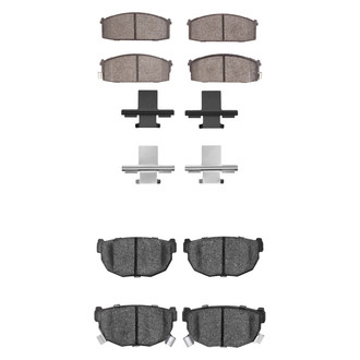 R1 Concepts® - Ceramic Front and Rear Brake Pad Set