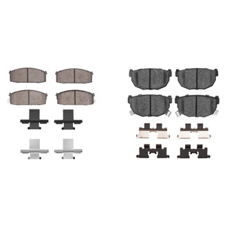 R1 Concepts® - Ceramic Front and Rear Brake Pad Set