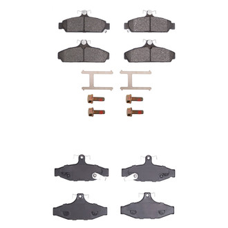 R1 Concepts® - Ceramic Front and Rear Brake Pad Set