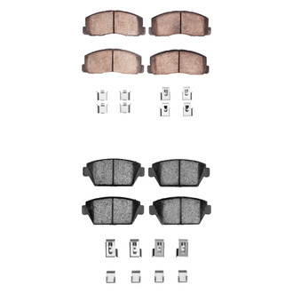 R1 Concepts® - Ceramic Front and Rear Brake Pad Set