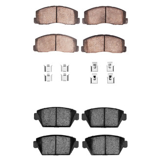 R1 Concepts® - Ceramic Front and Rear Brake Pad Set