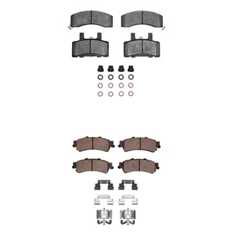R1 Concepts® - Ceramic Front and Rear Brake Pad Set