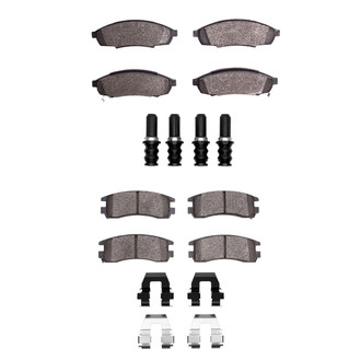R1 Concepts® - Ceramic Front and Rear Brake Pad Set