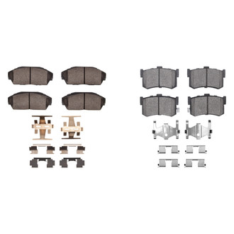 R1 Concepts® - Ceramic Front and Rear Brake Pad Set