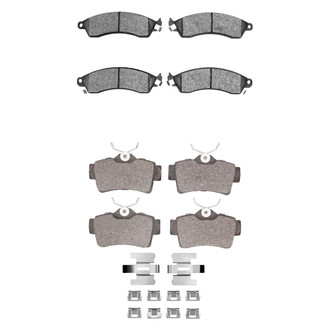 R1 Concepts® - Ceramic Front and Rear Brake Pad Set