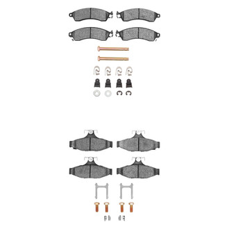 R1 Concepts® - Ceramic Front and Rear Brake Pad Set