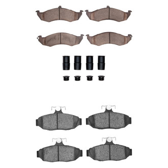 R1 Concepts® - Ceramic Front and Rear Brake Pad Set