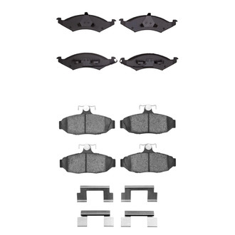 R1 Concepts® - Ceramic Front and Rear Brake Pad Set