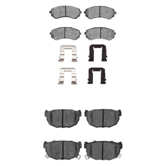 R1 Concepts® - Ceramic Front and Rear Brake Pad Set