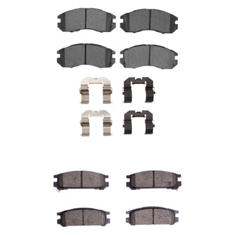 R1 Concepts® - Ceramic Front and Rear Brake Pad Set