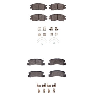 R1 Concepts® - Ceramic Front and Rear Brake Pad Set