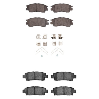 R1 Concepts® - Ceramic Front and Rear Brake Pad Set