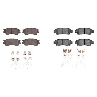 R1 Concepts® - Ceramic Front and Rear Brake Pad Set
