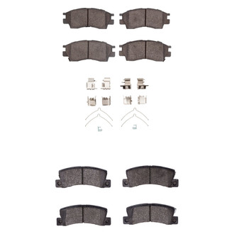 R1 Concepts® - Ceramic Front and Rear Brake Pad Set