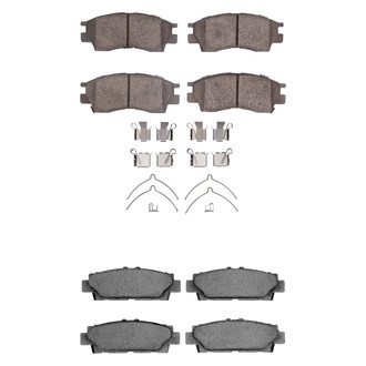 R1 Concepts® - Ceramic Front and Rear Brake Pad Set
