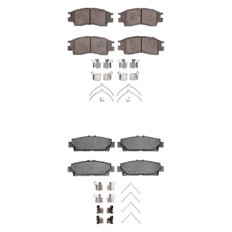 R1 Concepts® - Ceramic Front and Rear Brake Pad Set
