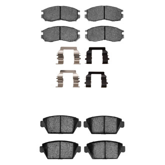 R1 Concepts® - Ceramic Front and Rear Brake Pad Set