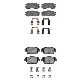 R1 Concepts® - Ceramic Front and Rear Brake Pad Set