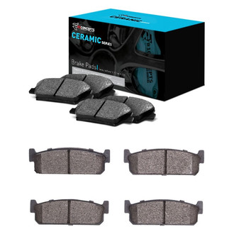 R1 Concepts® - Ceramic Front and Rear Brake Pad Set