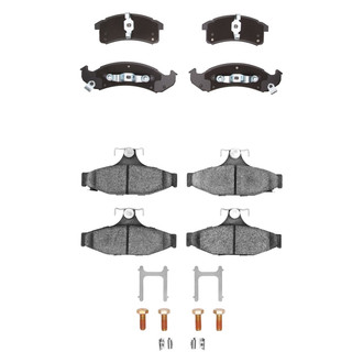 R1 Concepts® - Ceramic Front and Rear Brake Pad Set