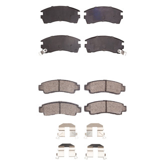 R1 Concepts® - Ceramic Front and Rear Brake Pad Set