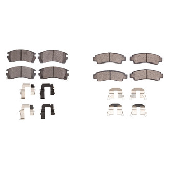 R1 Concepts® - Ceramic Front and Rear Brake Pad Set