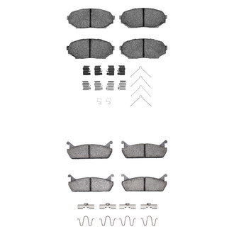 R1 Concepts® - Ceramic Front and Rear Brake Pad Set