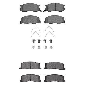 R1 Concepts® - Ceramic Front and Rear Brake Pad Set