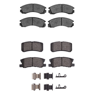 R1 Concepts® - Ceramic Front and Rear Brake Pad Set