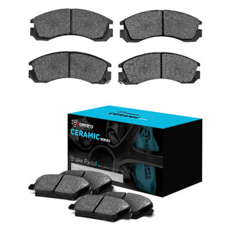 R1 Concepts® - Ceramic Front and Rear Brake Pad Set
