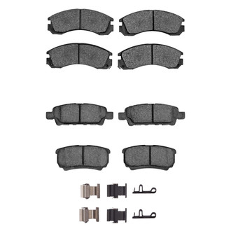R1 Concepts® - Ceramic Front and Rear Brake Pad Set
