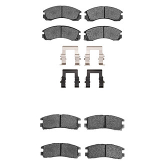 R1 Concepts® - Ceramic Front and Rear Brake Pad Set