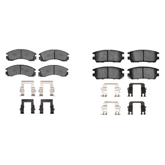 R1 Concepts® - Ceramic Front and Rear Brake Pad Set