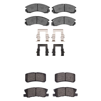 R1 Concepts® - Ceramic Front and Rear Brake Pad Set