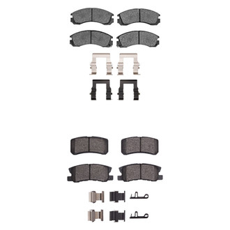 R1 Concepts® - Ceramic Front and Rear Brake Pad Set