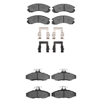R1 Concepts® - Ceramic Front and Rear Brake Pad Set