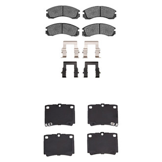R1 Concepts® - Ceramic Front and Rear Brake Pad Set