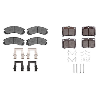 R1 Concepts® - Ceramic Front and Rear Brake Pad Set