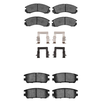 R1 Concepts® - Ceramic Front and Rear Brake Pad Set
