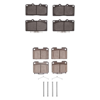 R1 Concepts® - Ceramic Front and Rear Brake Pad Set