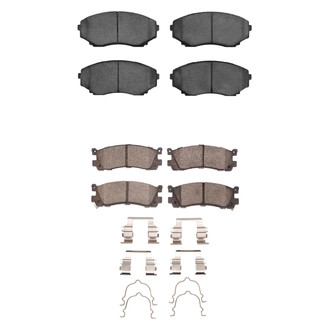 R1 Concepts® - Ceramic Front and Rear Brake Pad Set
