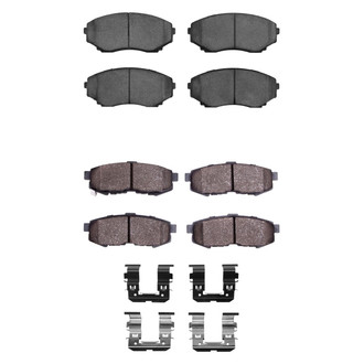 R1 Concepts® - Ceramic Front and Rear Brake Pad Set